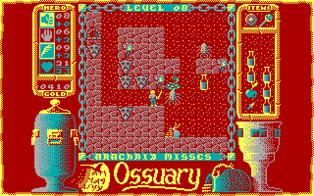 Ossuary Screenshot (DOS)